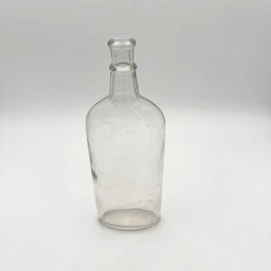 Vintage Turner Brothers Company Clear Glass Bottle Apothecary 9 in